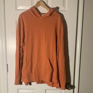 Topman longline orange hoodie - Large